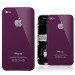 iPhone 4S Backcover - резервен заден капак за iPhone 4S (лилав) 1