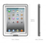 LifeProof Nuud - удароустойчив и водоустойчив кейс за iPad 4, iPad 3, iPad 2 (бял) 7