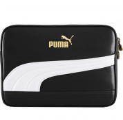 Puma Formstripe Sleeve - кожен калъф за MacBook Pro, Retina и Air 13 и устройства до 13.3 инча (черен-бял)