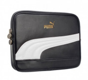 Puma Formstripe Sleeve - кожен калъф за MacBook Air 11 и устройства до 11 инча (черен-бял)
