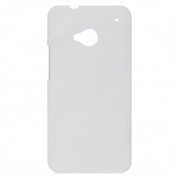 Protective Plastic Case - поликарбонатов кейс за HTC ONE M7 (бял)