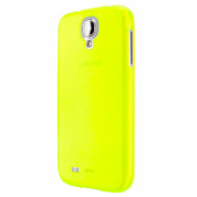 Artwizz SeeJacket® Light Clip Neon - поликарбонатов кейс за Samsung Galaxy S4 (жълт-прозрачен)