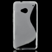 S-Line Cover Case - силиконов калъф за HTC M7 (прозрачен)