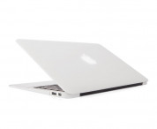 Moshi iGlaze Hard Case - предпазен кейс за MacBook Air 11 (модели от 2010 до 2015 година) (бял-прозрачен)