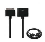 Dock Extender Cable - удължителен кабел за iPad, iPhone и iPod (80 см) (черен)