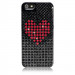 Bling My Thing Heart Extravaganza - кейс с кристали Сваровски за iPhone 5, iPhone 5S, iPhone SE (черен) 1