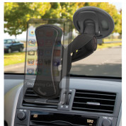Clingo Universal Car Phone Mount - иновативна универсална поставка за кола за iPhone и смартфони (черна) 1
