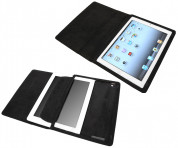 Urbano Ultra Slim Folder - луксозен кожен калъф (естествена кожа) с поставка за iPad mini, iPad mini 2, iPad mini 3 (кафяв) 3
