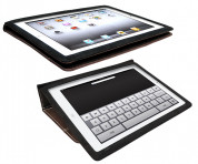 Urbano Ultra Slim Folder - луксозен кожен калъф (естествена кожа) с поставка за iPad mini, iPad mini 2, iPad mini 3 (кафяв) 4