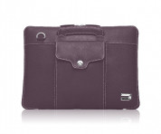 Urbano Genuine Premium Cowhide Brief - кожена чанта (естествена кожа) за MacBook Pro 15 и лаптопи до 15 ин. (лилав) 1