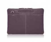 Urbano Genuine Premium Cowhide Brief - кожена чанта (естествена кожа) за MacBook Pro 15 и лаптопи до 15 ин. (лилав) 3