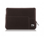 Urbano Genuine Premium Cowhide Sleeve for MacBook Pro 15 in. Dark chocolate