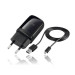 HTC TC E250 USB Charger - захранване за ел. мрежа и microUSB кабел за HTC мобилни телефони (bulk) 1