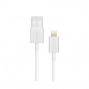 Moshi Lightning to USB Cable - USB кабел за iPhone, iPad, iPod с Lightning (100 см) (бял)