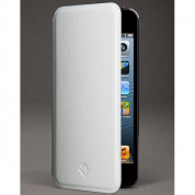 TwelveSouth SurfacePad Modern White - луксозен кожен калъф за iPhone 5S, iPhone 5, iPhone SE (бял)
