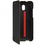 HTC Double Dip Flip HC V851 - оригинален кейс за HTC ONE mini (черен-червен) 5