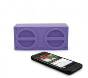 iHome iBT24 Bluetooth Speaker - гумиран безжичен спийкър за iPhone и устройства с Bluetooth (лилав)  2
