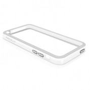 Macally Frame - силиконов бъмпер за iPhone 5C (бял) 1