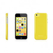 Macally FlexFit - силиконов калъф за iPhone 5C (жълт) 3