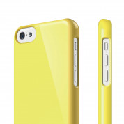 Elago C5 Slim Fit 2 Case + HD Clear Film - кейс и HD покритие за iPhone 5C (жълт) 1