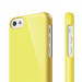 Elago C5 Slim Fit 2 Case + HD Clear Film - кейс и HD покритие за iPhone 5C (жълт) 2