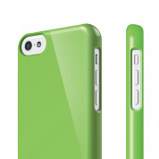 Elago C5 Slim Fit 2 Case + HD Clear Film - кейс и HD покритие за iPhone 5C (зелен) 1