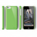 Elago C5 Slim Fit 2 Case + HD Clear Film - кейс и HD покритие за iPhone 5C (зелен) 3