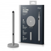 Elago Stylus Allure Stand - луксозна алуминиева писалка и стилус с магнитна поставка за бюро за iPhone, iPad и капацитивни дисплеи