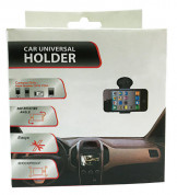 Clip Car Holder - универсална поставка за стъклото на кола за смартфони до 10 см ширина (черна) 3