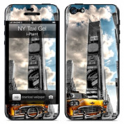 iPaint NY Taxi Gel Skin - уникален дизайнерски 3D скин за iPhone 5S, iPhone 5, iPhone SE