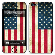 iPaint USA Flag Gel Skin - уникален дизайнерски 3D скин за iPhone 5S, iPhone 5, iPhone SE