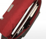 Knomo Saxby Slim Courier 15 - унисекс чанта за преносими компютри до 15.6 инча (тъмносив) 5
