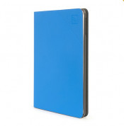 Tucano Angolo Folio Case - кожен калъф и поставка за iPad Air, iPad 5 (2017) (син)