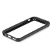 TPU Bumper Frame - силиконов бъмпер за iPhone 5C (черен) 3