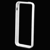 TPU Bumper Frame - силиконов бъмпер за iPhone 5C (бял)