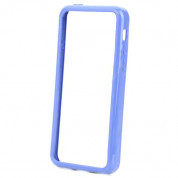 TPU Bumper Frame - силиконов бъмпер за iPhone 5C (тъмносин) 1