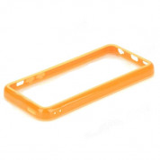 TPU Bumper Frame - силиконов бъмпер за iPhone 5C (оранжев) 3