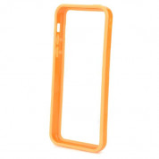 TPU Bumper Frame - силиконов бъмпер за iPhone 5C (оранжев)