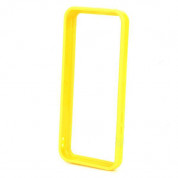 TPU Bumper Frame - силиконов бъмпер за iPhone 5C (жълт)