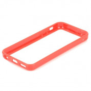 TPU Bumper Frame - силиконов бъмпер за iPhone 5C (червен) 2