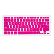 iLuv Silicon cover - силиконов протектор за MacBook клавиатури (розов)