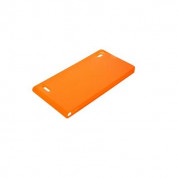 Huawei TPU Case - термополиуретанов калъф за Ascend P6 (оранжев)