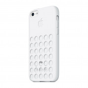 Apple iPhone Case - оригинален силиконов калъф за iPhone 5C (бял)