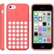 Apple iPhone Case - оригинален силиконов калъф за iPhone 5C (розов) 3