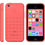 Apple iPhone Case - оригинален силиконов калъф за iPhone 5C (розов) 4