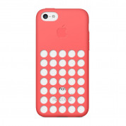 Apple iPhone Case - оригинален силиконов калъф за iPhone 5C (розов) 1