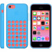 Apple iPhone Case - оригинален силиконов калъф за iPhone 5C (син) 5