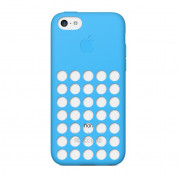Apple iPhone Case - оригинален силиконов калъф за iPhone 5C (син) 1