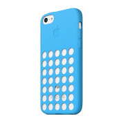 Apple iPhone Case - оригинален силиконов калъф за iPhone 5C (син)
