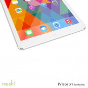 Moshi iVisor XT Clear - качествено защитно покритие за iPad Air, iPad 5 (2017) (бял) 1
